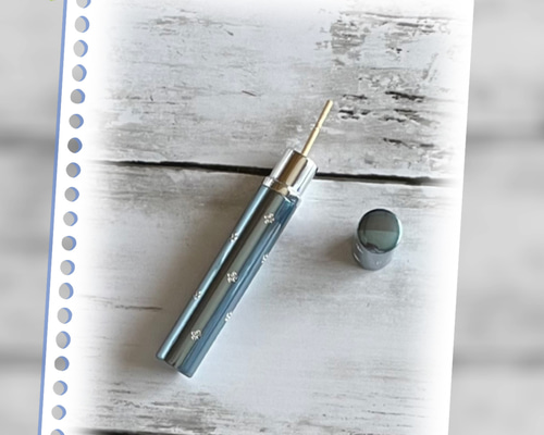 オリジナル爪楊枝入れ（携帯用）Blue その他ファッション雑貨