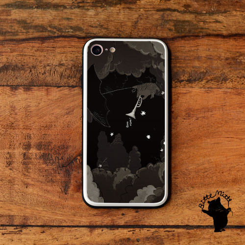 強化ガラスケース スマホケース iPhone 16 Pro Max 星 音楽 宇宙 夜空