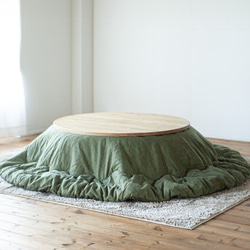 厚みたっぷり♪杉の丸太テーブル 〜分厚い輪切り・リビングテーブル  