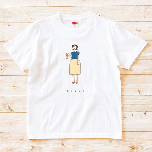 半袖Tシャツ『シラユキヒメ』メンズ レディース 白雪姫 リンゴ 