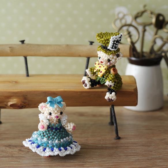 【手作りキット】パーティーテディベア～Alice～ 10枚目の画像