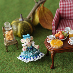 【手作りキット】パーティーテディベアセット～Alice・Owen～ 6枚目の画像