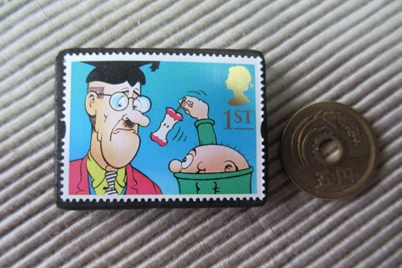 英國童話郵票胸針3996 第3張的照片
