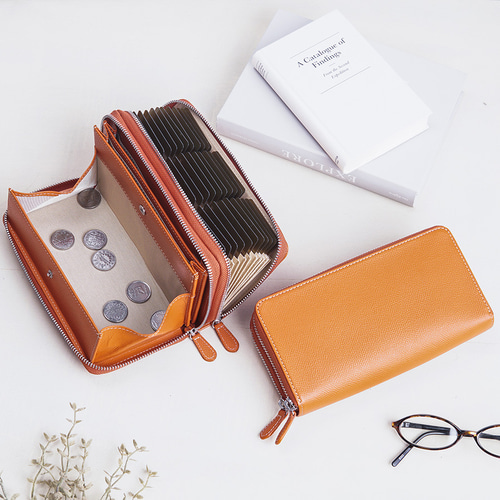 3日以内発送】カード収納39枚！ Wラウンドファスナーマルチウォレット