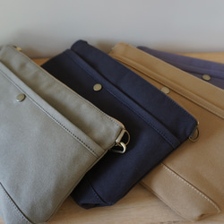 当店人気NO.2 浜松帆布サコッシュ (M)黒 8枚目の画像