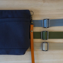 当店人気NO.2 浜松帆布サコッシュ (M)黒 9枚目の画像