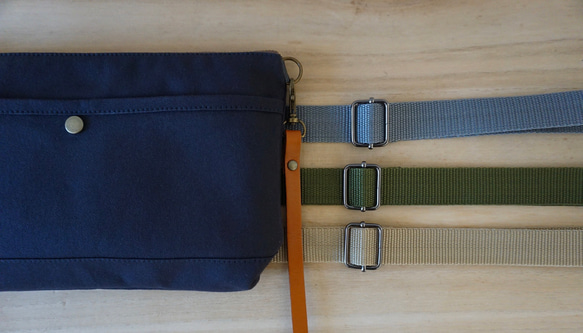 当店人気NO.2 浜松帆布サコッシュ (M)黒 9枚目の画像