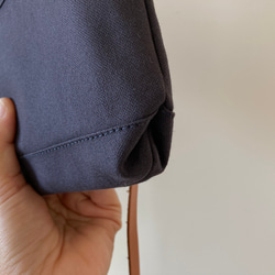 当店人気NO.2 浜松帆布サコッシュ (M)黒 7枚目の画像