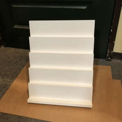 【受注製作】折りたたみVer. ディスプレイ棚 5段30cm 5枚目の画像