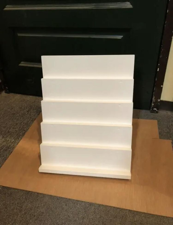 【受注製作】折りたたみVer. ディスプレイ棚 5段30cm 5枚目の画像