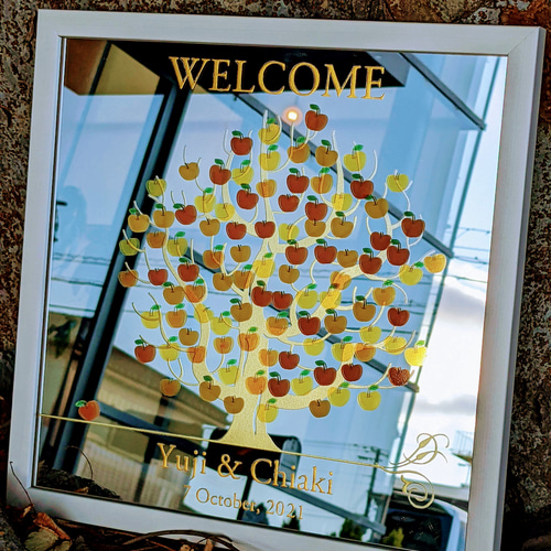 さくら【彫刻品】結婚式 ゲスト参加型 ウェディング ツリー ウェルカム