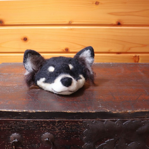 めがね置き犬【チワワ】くろみつ その他インテリア雑貨 上杉こまめ