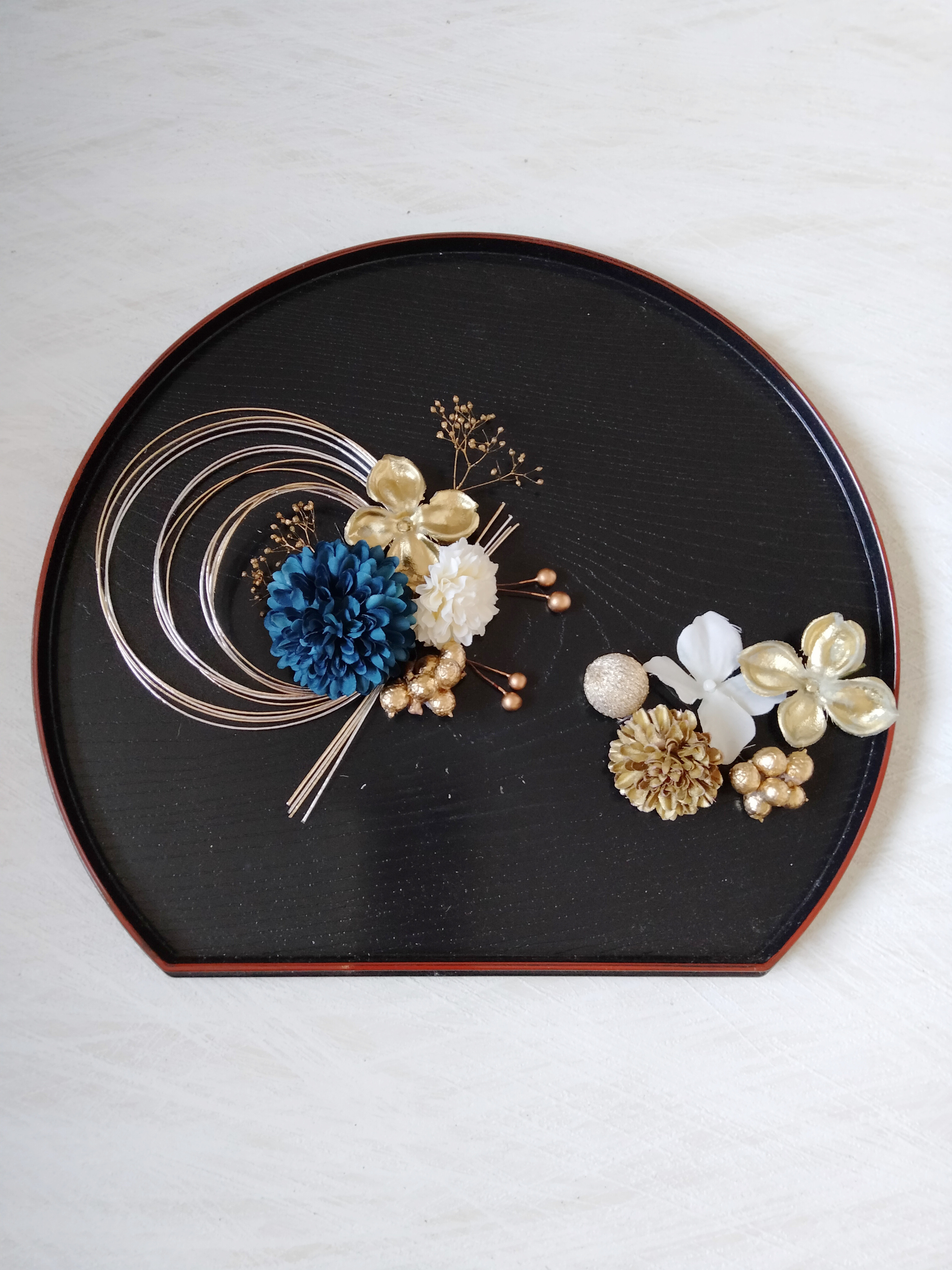 卒業式髪飾り　成人式髪飾り　和装髪飾り　結婚式髪飾り　成人式前撮り　成人式　卒業式　水引き　水引アレンジ　紐アレンジ