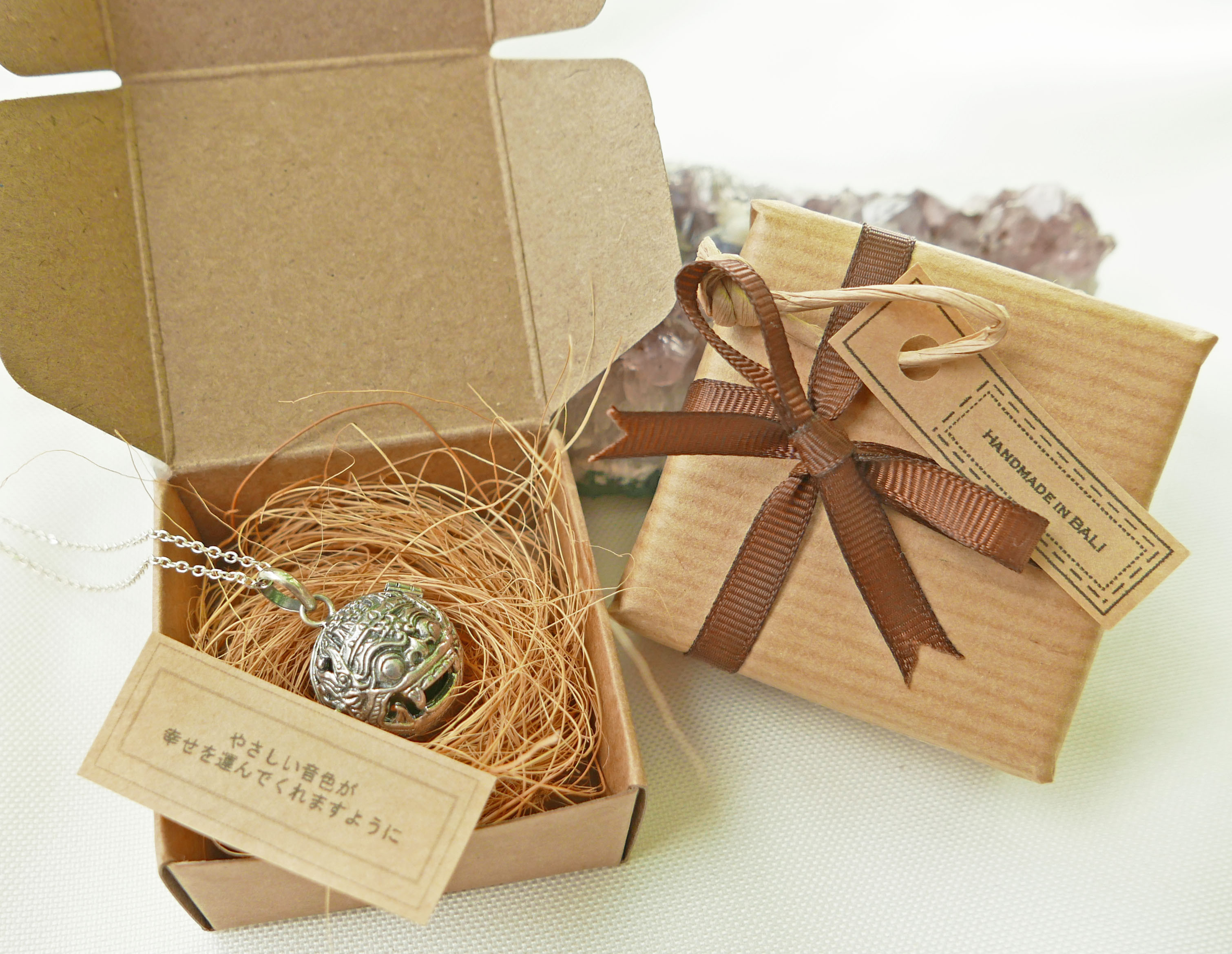 ✼シルバー925✼アベンチュリンのネックレス༺ぱかりと開けられる•*•幸運を呼ぶ聖なるバロン༻天然石アクセサリー/メンズ