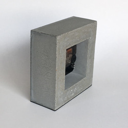 コンクリート置き時計C-type《送料無料》　-コンクリート/モルタル/セメント雑貨- 6枚目の画像