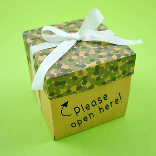 PARTYな祝い箱（クラフト）｜サプライズカード｜誕生日・お祝い