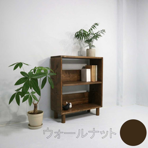 side low board”walnut”（サイドボード/本棚/シェルフ/収納棚/棚 