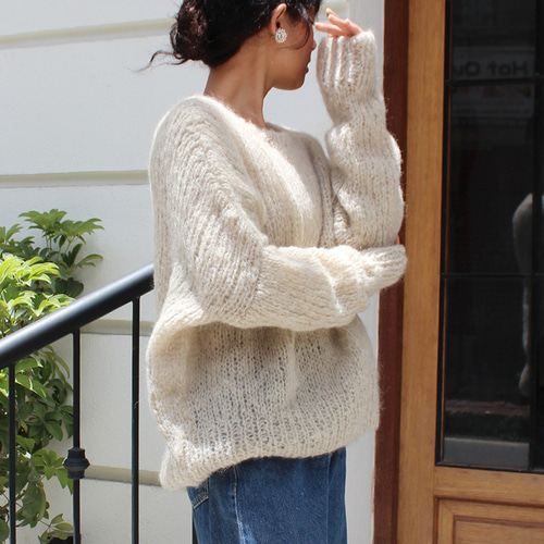 ニット セーター モヘアラメニット / Mohair Lame Knit レディース La-gemme ニット セーター ラメシアーモヘアニット レディース