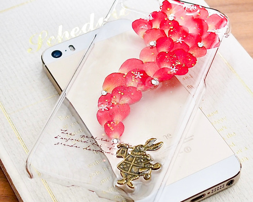 あほ様♡ご確認用 押し花ケース iPhone / 押し花スマホケース 211229_1 | 押し花 ケース専門店