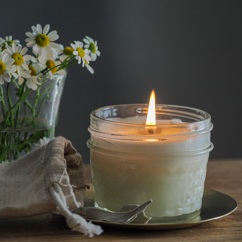 ホワイトセージの浄化キャンドル キャンドル・キャンドル