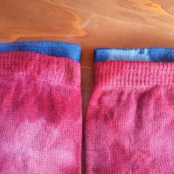 [訂做] 草本染色野絲&amp;有機襪 *2 套出售 ✡ 草本染色五指襪 第9張的照片