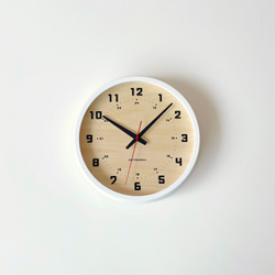 KATOMOKU muku鐘錶8km-81WRC白色電波鐘錶 第4張的照片
