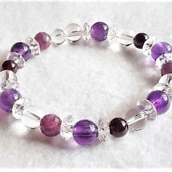 夢の達成へと導く 誕生石* ルビー・アメジスト・ガーネット・水晶の