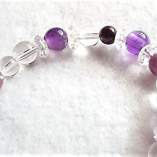 夢の達成へと導く 誕生石* ルビー・アメジスト・ガーネット・水晶の