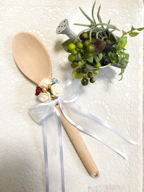 ❤️再販25❣️☺️結婚式ファーストバイト用名入れ特大スプーン