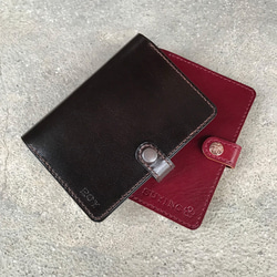Toscana 皮革護照套 -黑巧克 /客製化禮物 第2張的照片