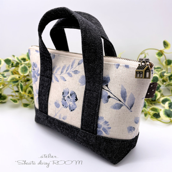 Handbag type*The zipper porch*Small size*Flower* 第6張的照片