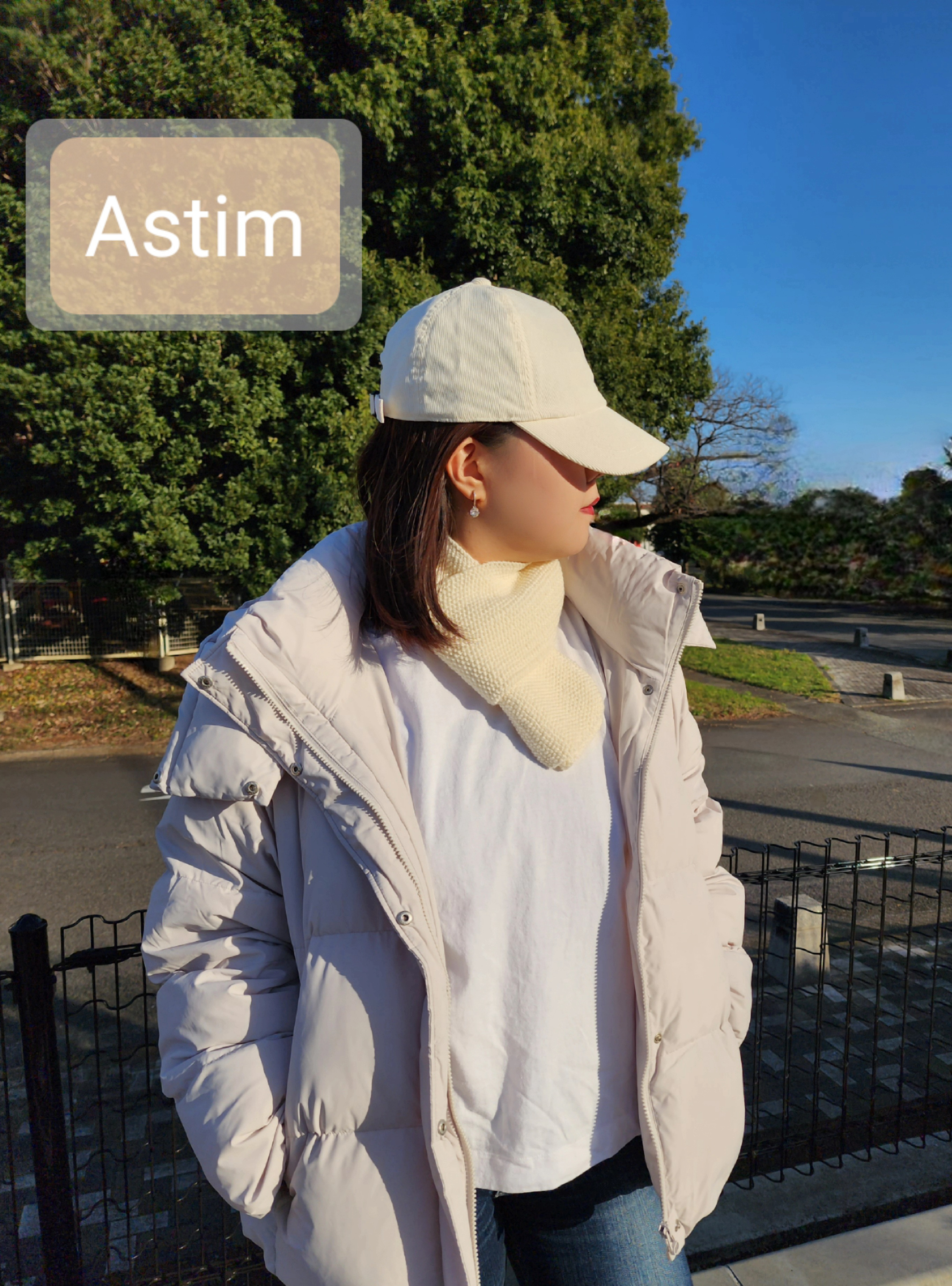 Y15M【クリスマスギフト】上品でやわらかなアイボリー/鹿の子編みのシンプルマフラー/メリノウール100％【送料無料】