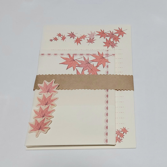 [紅葉さま専用］手書きプレート2点 紅葉1～レターセット1点＋便箋30枚～ レターセット Gallery