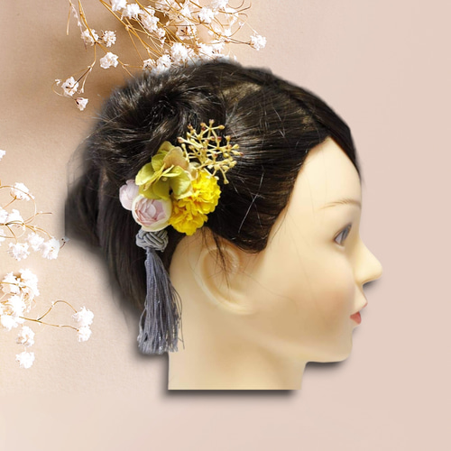 ラナンキュラスのヘアアクセサリーセット その他ヘア