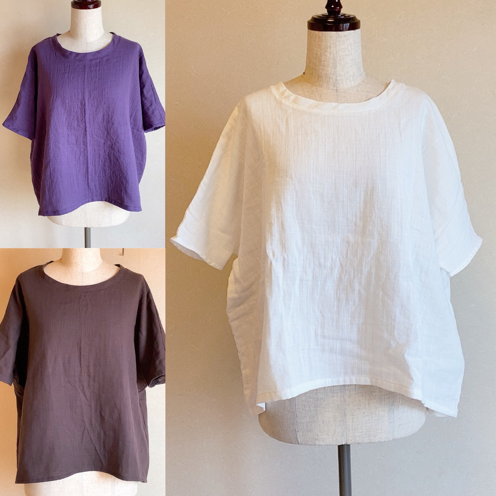 紺 ファミリーTシャツ フィッシュマンズ Sサイズ ダブルガーゼ素材