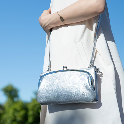 Mal.ウォレットショルダー　シルバー waku ワク ショルダーバッグ ウォレット WK-0071 通販