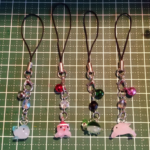 NEW♪再販♥️小さなガラス細工～海の生き物とチェコガラスの1点品