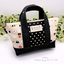 Handbag type*The zipper porch*Small size*Rice ball☆Onigiri☆ 第3張的照片