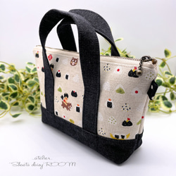 Handbag type*The zipper porch*Small size*Rice ball☆Onigiri☆ 第7張的照片
