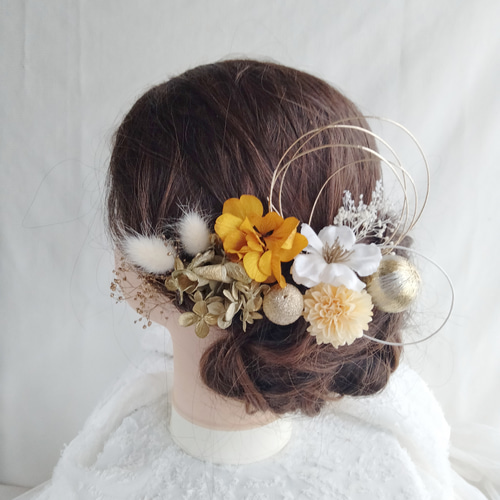 あい様ご検討用＊黄色いお花のヘッドピースお花イメージその2 あい様ご検討用＊黄色いお花のヘッドピースお花イメージその2