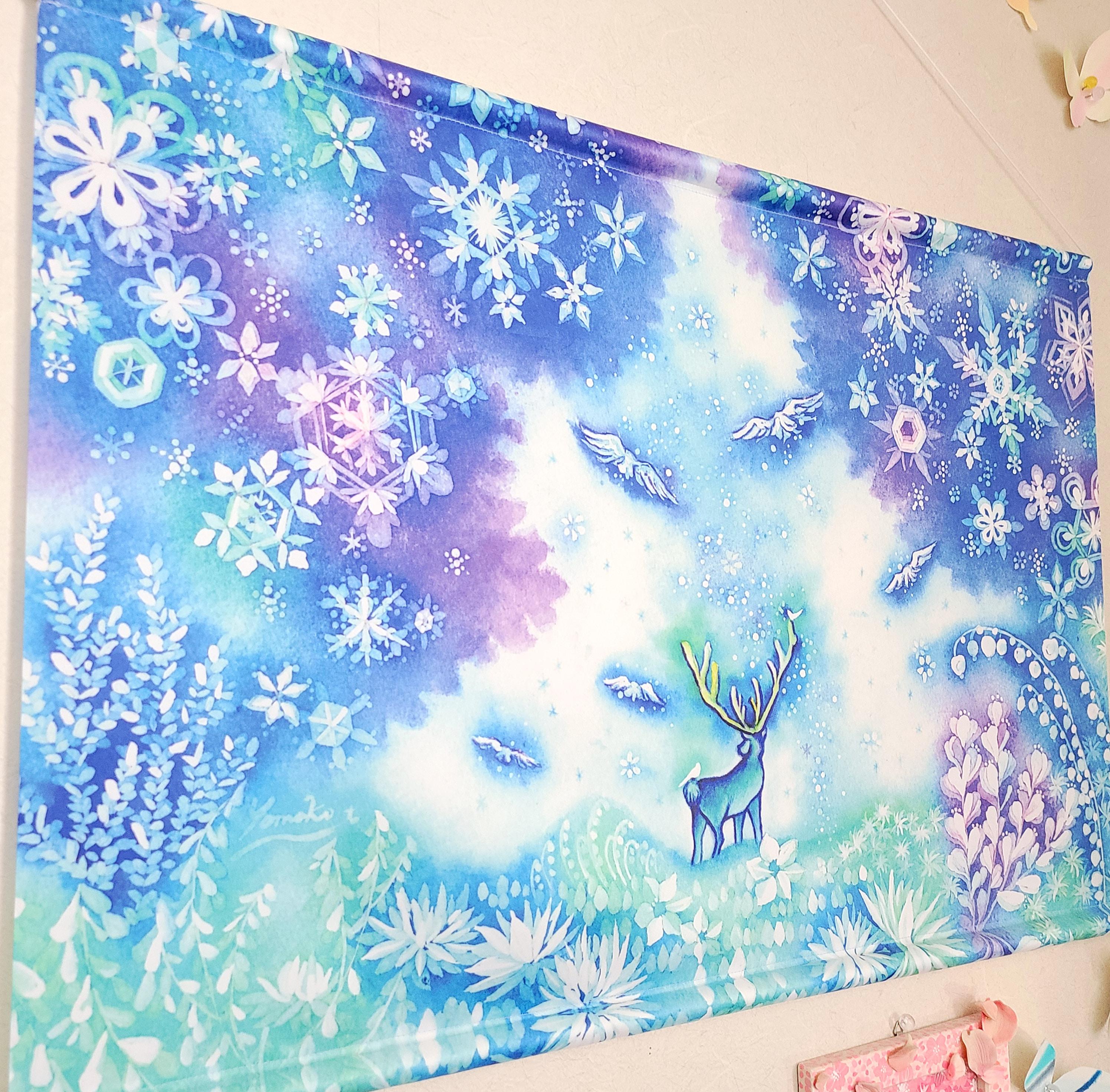 B2タペストリー　”冬の宝石たち”