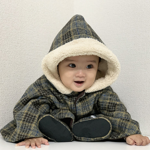 BURBERRY ベビーポンチョ 80-90cm