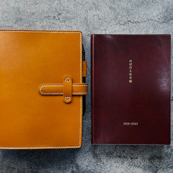レザークラフト　ハンドメイドほぼ日手帳カバー ある日のレザークラフト】ほぼ日手帳カバーをDIY／レザー