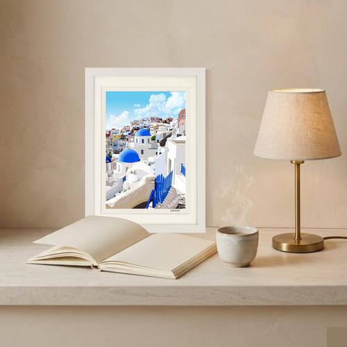 A4サイズ「丘の上から七里ヶ浜」 絵画 hiroma2 通販 6333693｜Creema