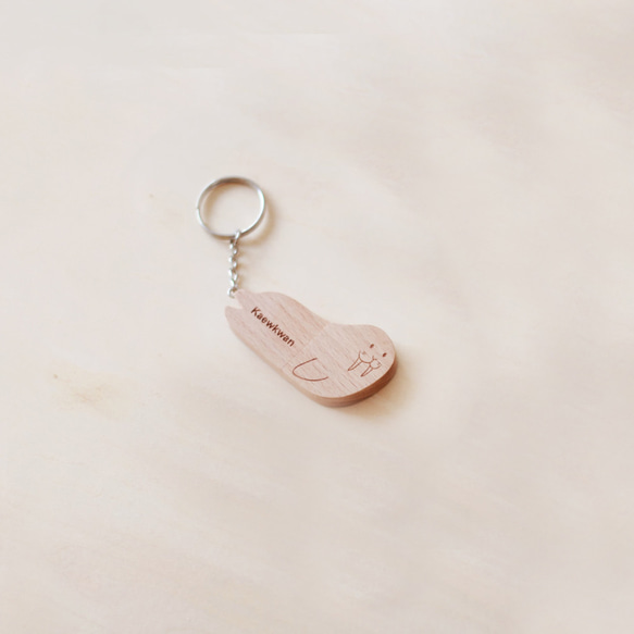 海象 | 手工原木 USB 隨身碟客製姓名 / 客製化 客製禮物 鑰匙圈 生日禮物 情人禮物 第5張的照片