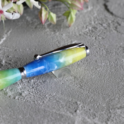 「リモーネカクテル・Luna」手作りボールペン Viriditas ジェットストリーム芯 2枚目の画像