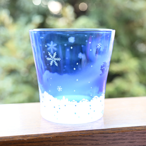 サンドブラスト　グラス さくらブランド認定」サンドブラスト【桜フリーグラス】ペアセット ※着