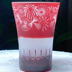 花火の街のタンブラー　～長岡　青（1個） 4枚目の画像