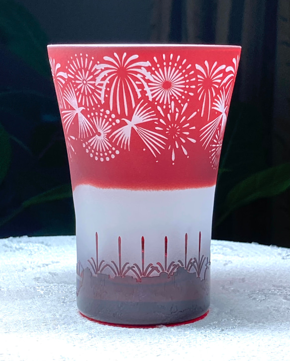 花火の街のタンブラー　～長岡　青（1個） 4枚目の画像