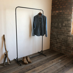 数量限定 HR-ID-W アイアン ハンガーラック ディスプレイラック